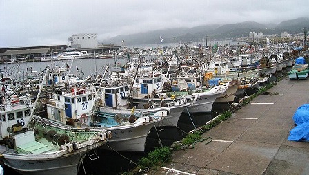 輪島には38隻の底曳漁船が、9月1日～翌年6月30日にかけて操業しています。