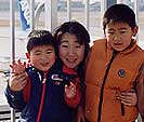 惟任千明さん親子